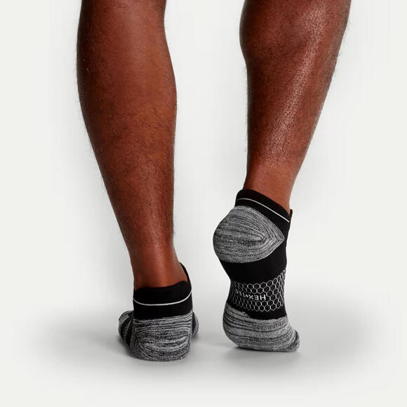 NWOT Bombas Black Men's Run Ankle Sock 3-Pack - L (9.5-13) - Picture 3 of 6